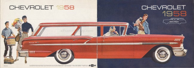 1958 Chevrolet Nomad Station Wagon - brochure cover