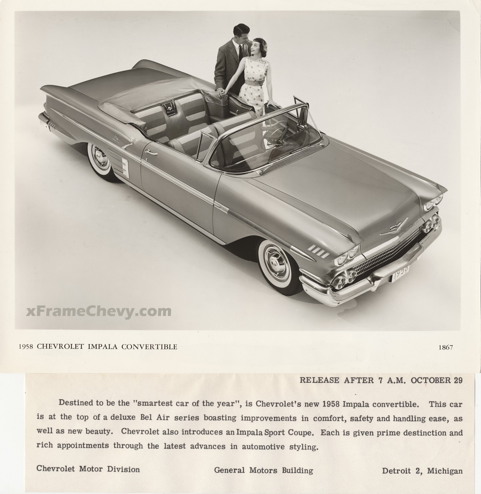 GM Photographic 1958 Impala Convertible