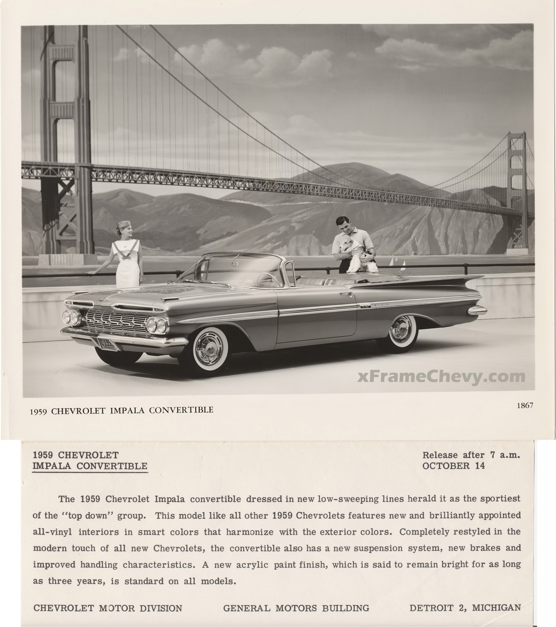 GM Photographic - 1959 Impala Convertible