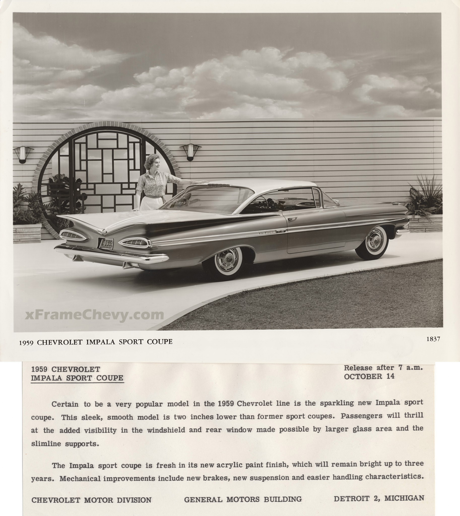 GM Photographic - 1959 Impala Sport Coupe