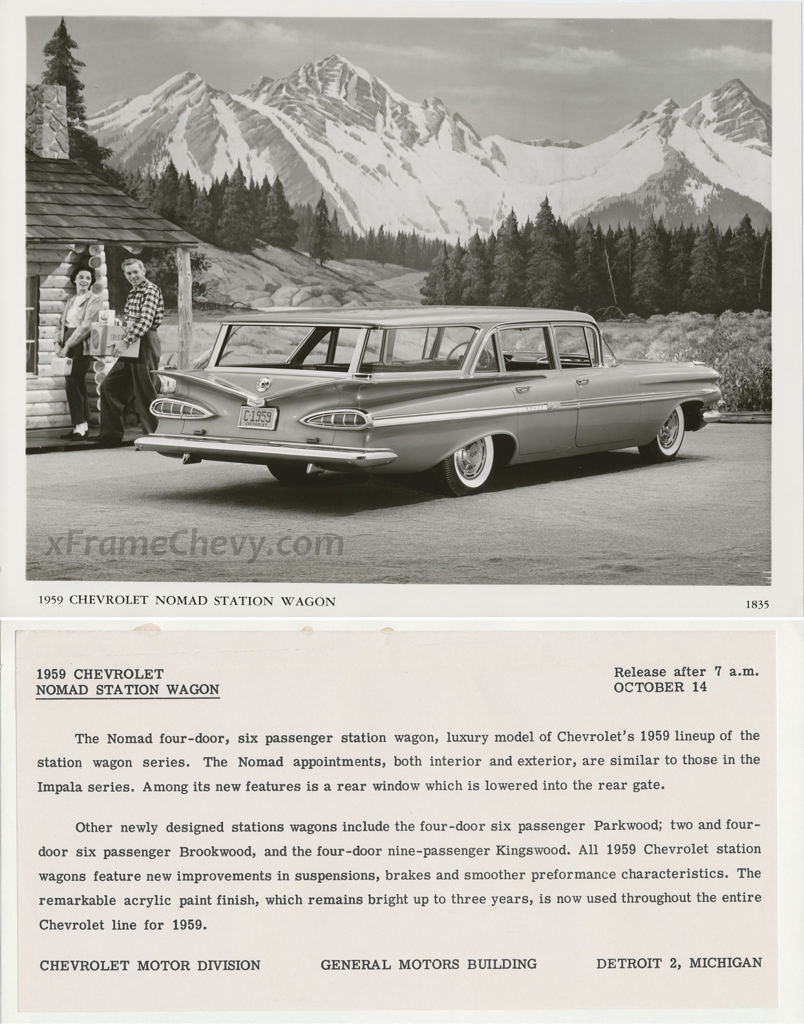 photo - GM Photographic - 1959 Nomad Wagon