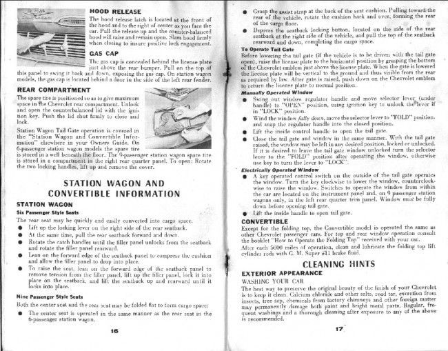 1959 Chevrolet Owners Manual 10 - xFrameChevy.com